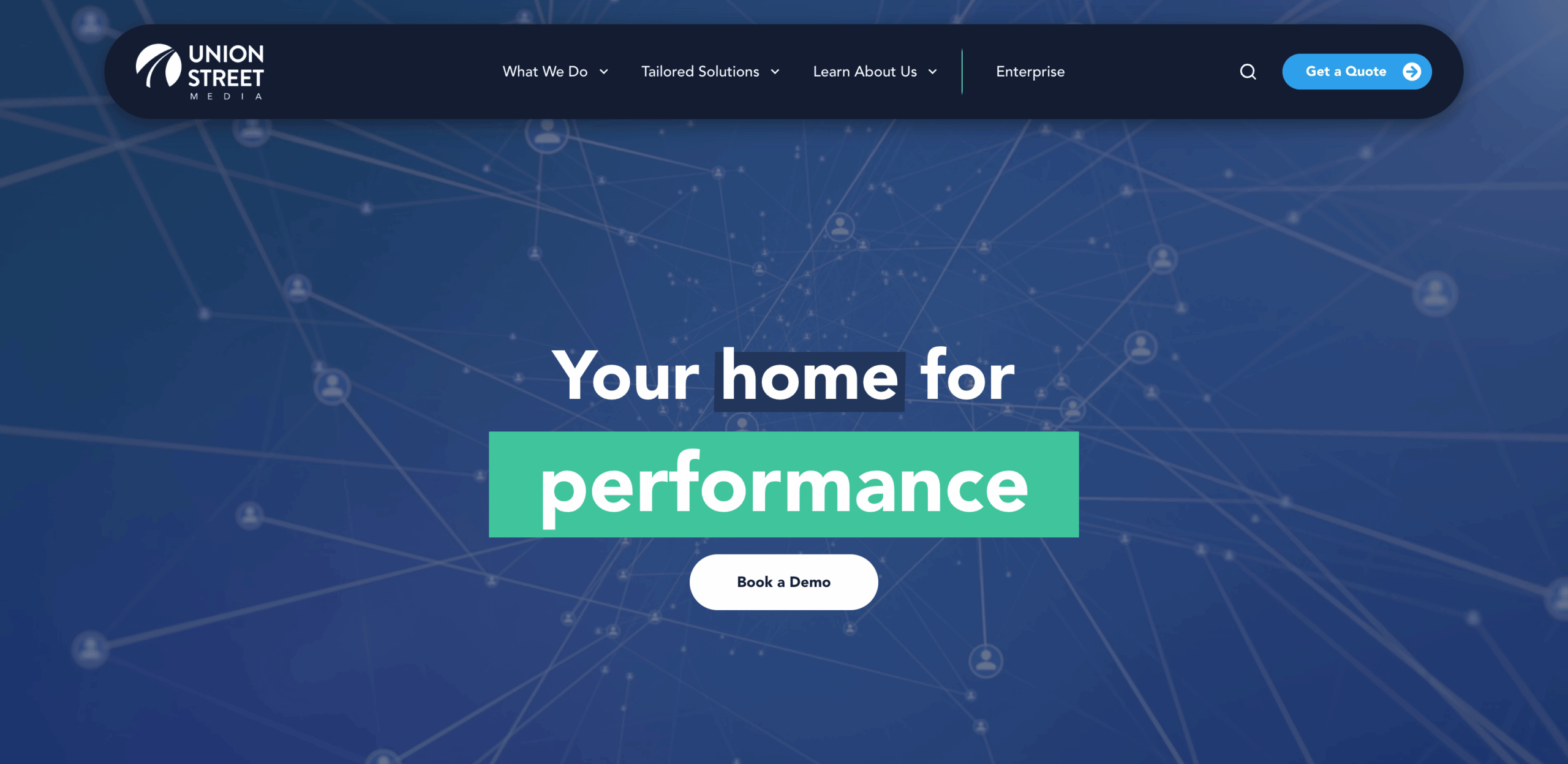 The Union Street Media website